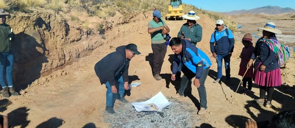 Inauguración del camino Bolivar-Chivirapi