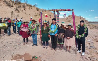 INICIO DE OBRAS MENORES HUACRUYO EN BOLIVAR
