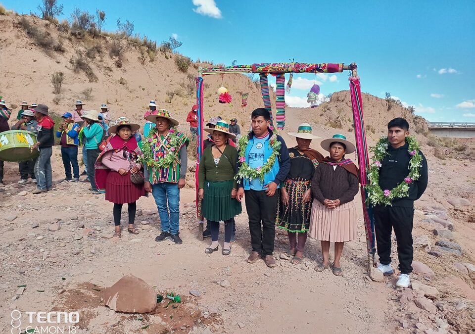 INICIO DE OBRAS MENORES HUACRUYO EN BOLIVAR
