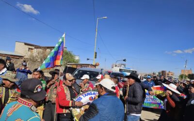 Inspección del nuevo tramo “Cruce Vinto de la RVF-1 – Cala Cala – Bolívar – Sacaca – Mallku Khota”